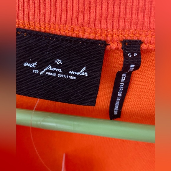Out From Under by Urban Outfitters. Size small. Orange zip up short sleeve. NWT - Picture 3 of 6